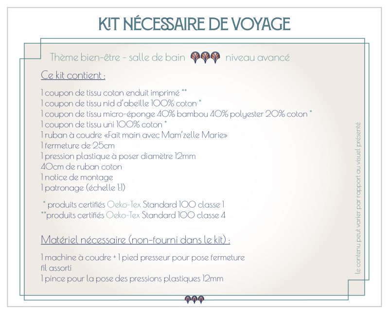 KIT NÉCESSAIRE DE VOYAGE – Image 4